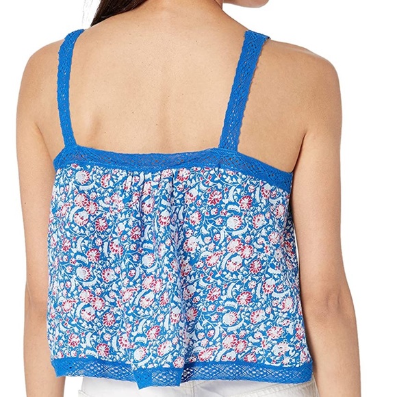 NWT Lucky Brand Floral Cami Tank Size Med - Picture 4 of 7